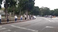 Cadena humana en Parga, el s�bado, para pedir la reapertura total del centro m�dico