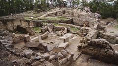 Detalle de la zona del proyecto arqueol�gico en la que se est� trabajando