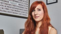 Andrea Garc�a trabaj� en ayuda psicol�gica durante el encierro