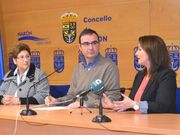 Villamar present� ayer la iniciativa con Eva Pena y Roc�o Infante.