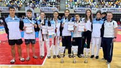 El equipo del Natural Sport en el campeonato nacional.