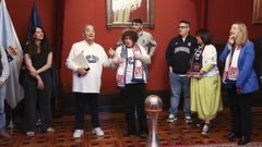 Ra�l L�pez y Goretti Sanmart�n en la recepci�n municipal