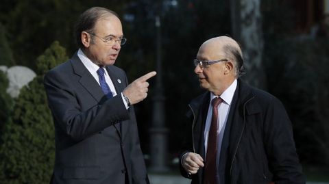 P�o Garc�a Escudero con Crist�bal Montoro