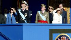 Una de las �ltimas fotograf�as en las que los duques de Palma comparten con el resto de la familia real protagonismo en un acto oficial.