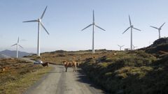 Parque elico de A Capelada y San Andrs de Teixido