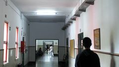 Pasillo del IES Concepci�n Arenal, uno de los centros con m�s casos de absentismo escolar