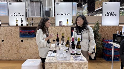 Los vinos gallegos se promocionaron la semana pasada en la Barcelona Wine Week