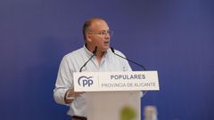 Tellado, en un acto del PP de Alicante.