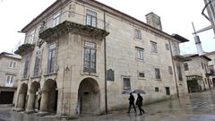 Edificio Garc�a Fl�rez del Museo de Pontevedra, que ser� objeto de un proyecto de rehabilitaci�n