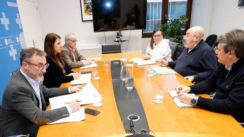 Reuni�n de la conselleira de Medio Rural con las organizaciones agrarias