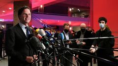 El primer ministro holand�s, Mark Rutte