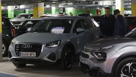Feria del veh�culo de ocasi�n en el centro comercial Abella