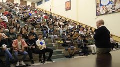 Imagen de archivo de una aula magna en la Facultade de Empresariais