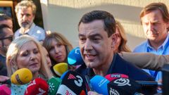 El presidente de Andaluc�a, Juanma Moreno.