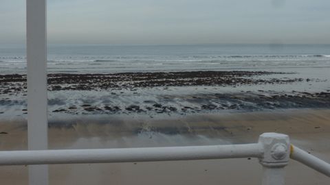 Carb�n en la playa de San Lorenzo, Gij�n