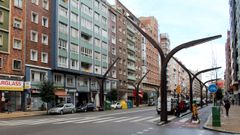 Avenida de la Constituci�n, en Gij�n