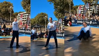 Caballero volvi� a soltarse el domingo en la clausura del festival