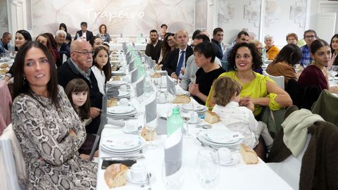 Celebracin del 25 aniversario de la asociacin AMICOS en el  Restaurante Trapeiro, Lousame