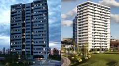 Recreaci�n de c�mo ser� el exterior de la Torre Amura, en el barrio de Someso