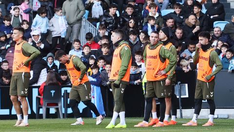 El Celta comenz� la semana y la preparaci�n del duelo ante el Sevilla entrenando en Bala�dos ante su afici�n.