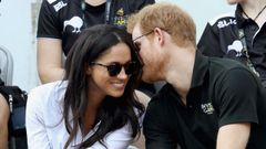 El prncipe Harry y su novia Meghan Markle