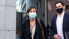 La presidenta de Foro, Carmen Moriy�n, quien ratific� la querella interpuesta por el partido contra Francisco �lvarez-Cascos