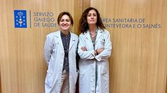 Conepci�n Abell�s y Silvia Amoedo, que ser�n directora y subdirectora de Enfermer�a en el �resa sanitaria de Pontevedra. 