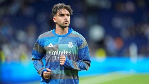 Ra�l Asencio, antes de un partido de esta temporada.
