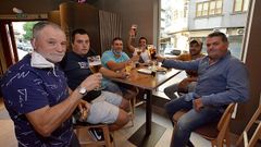 Inauguraci�n de la cafeter�a Barbantia, en Boiro