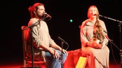 Davide y Fransy, en una actuaci�n en Carballo. Hoy estar�n en Cai�n 