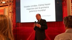 Francisco Flores, en su conferencia en IMEX-Asturias