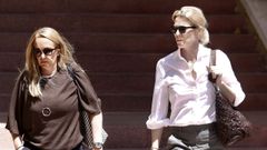 El testimonio de Estefan�a Knuth (derecha), pareja de Isak Andic en el momento de su muerte, sostiene la teor�a del m�vil econ�mico.