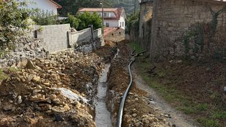 Obras de abastecimiento en Bardaio