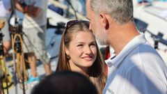 La princesa Leonor en el nutico de Palma