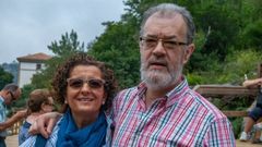 Fernando Malo y Mar�a Tebar en una foto de archivo, los dos estuvieron hospitalizados y le ganaron la batalla al virus