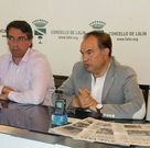 Crespo valor� La Vuelta acompa�ado por Varela, edil de Deportes.