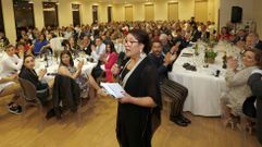 Cena solidaria de la asociaci�n contra el cancer de Ribeira en Torre Xunqueiras