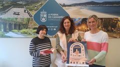 Lol� Fern�ndez, Patricia Lojo y Marta Ojea durante la presentaci�n.