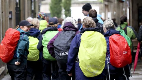 Peregrinos en Santiago