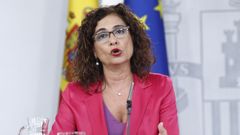 La ministra de Hacienda, Mar�a Jes�s Montero