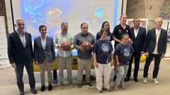 Presentaci�n de la Copa Galicia con autoridades y representantes de los cuatro clubes participantes