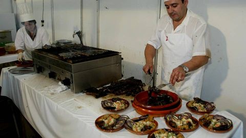 Festa da lamprea seca en Arbo