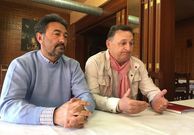 J. R. Pi�eiro y J. L. Garc�a Pedrosa, en la rueda de prensa de ayer.