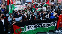 Manifestaci�n del pasado dia 11 en Nueva York