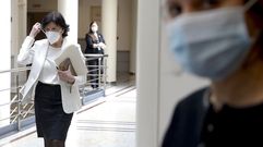 Isabel Cela�, ministra de Educaci�n, en el Congreso