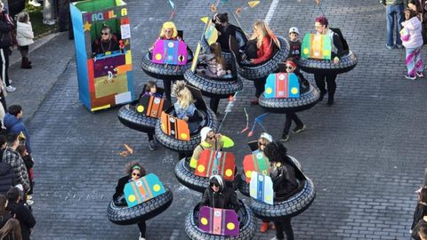 Cabalgata de Entroido de As Pontes, en su pasada edici�n.