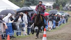 As San Lucas celebraron este domingo por la tarde las ltimas competiciones de caballos pese a la lluvia