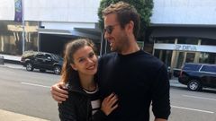 Fotograf�a cedida por la abogada Gloria Allred del actor Armie Hammer junto a la mujer de 24 a�os que le acusa de violaci�n