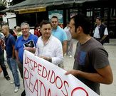 Manifestaci�n en A Estrada contra los despidos. 