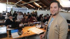 �lex P�rez, ingeniero de Seat y Cupra, imparti� esta semana un seminario en la EUDI del campus, donde estudi� Dise�o Industrial